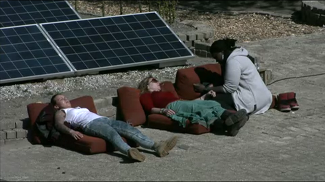 Genieten in het zonnetje