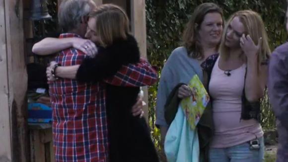 Familiebezoek voor Cees