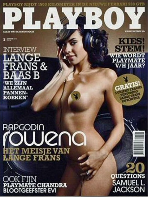 Rowena ex van lange Frans en in de Playboy