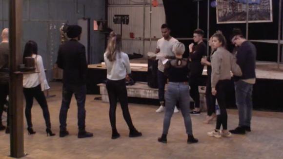 De koppels voor de danswedstrijd Latin Night