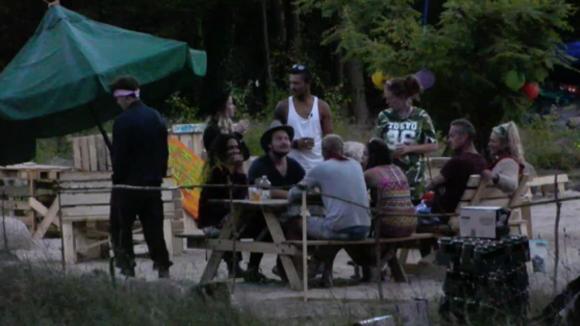 De beach party was een geslaagd feest