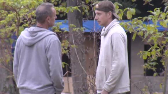 John en Jeffry hebben en goed gesprek