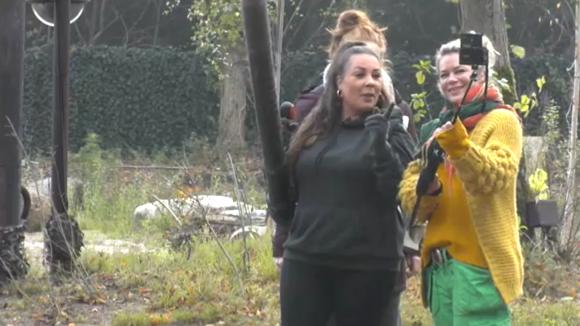 De bewoners zijn blij met hun winderige verassing